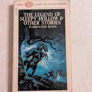 VTG 1968 Legend of Sleepy Hollow & Other Stories PB Magnum Large Print PB